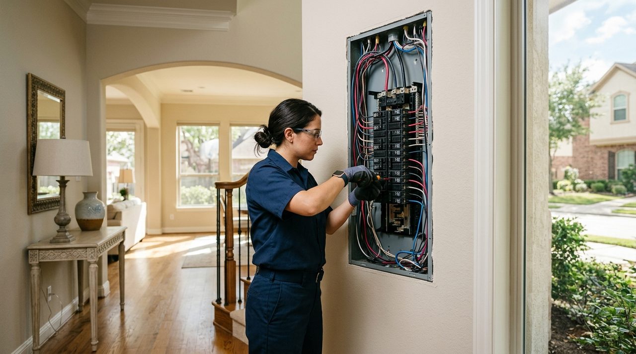 Electricians serving Sharpstown