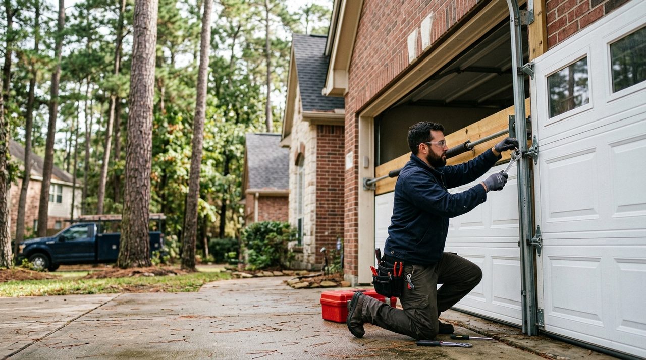 Garage Door Repair serving The Woodlands, TX