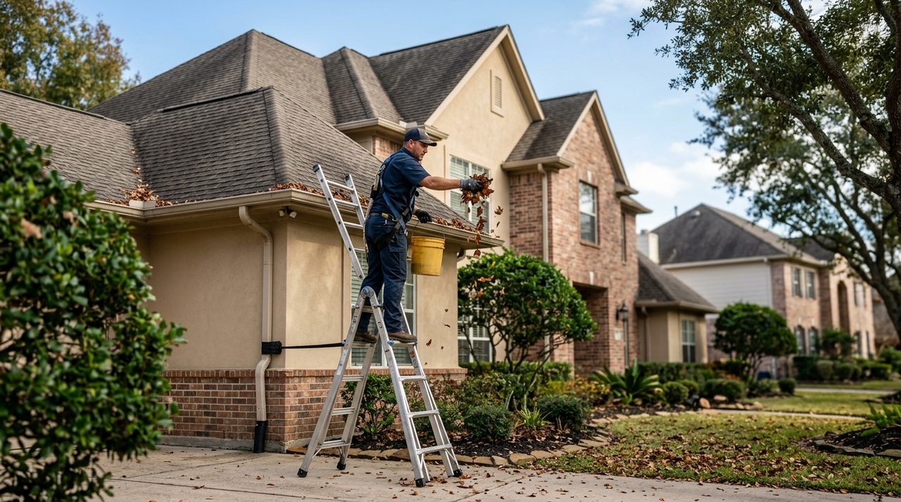 Gutter Cleaning serving Sharpstown