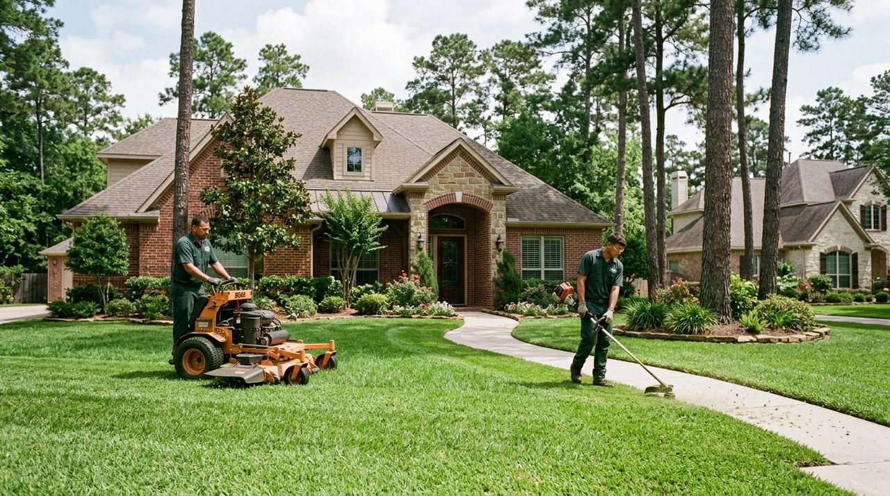Landscapers serving The Woodlands, TX