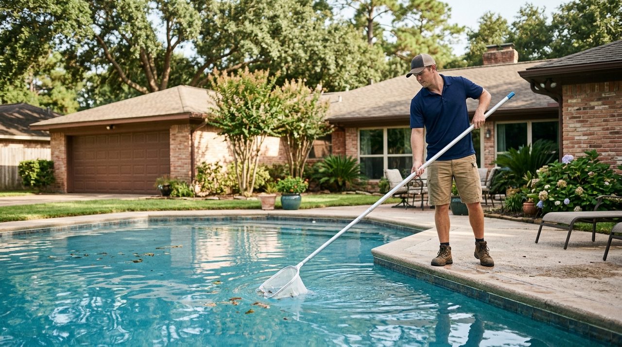 Pool Cleaning serving Oak Forest