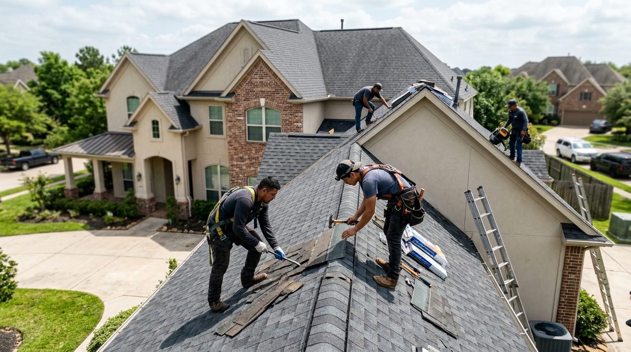 Roofers serving Sharpstown