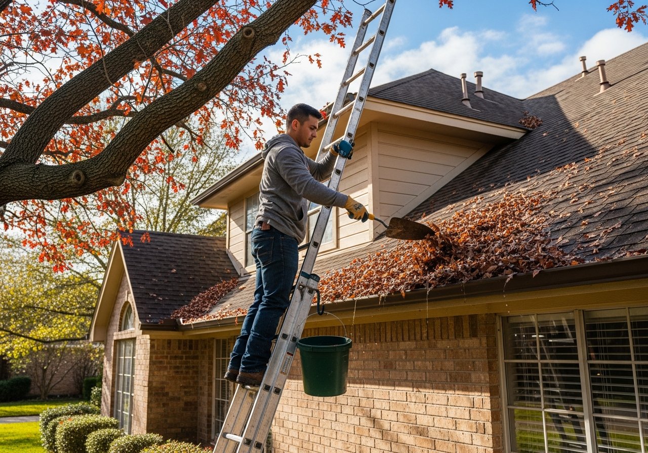 Gutter Cleaning in Houston