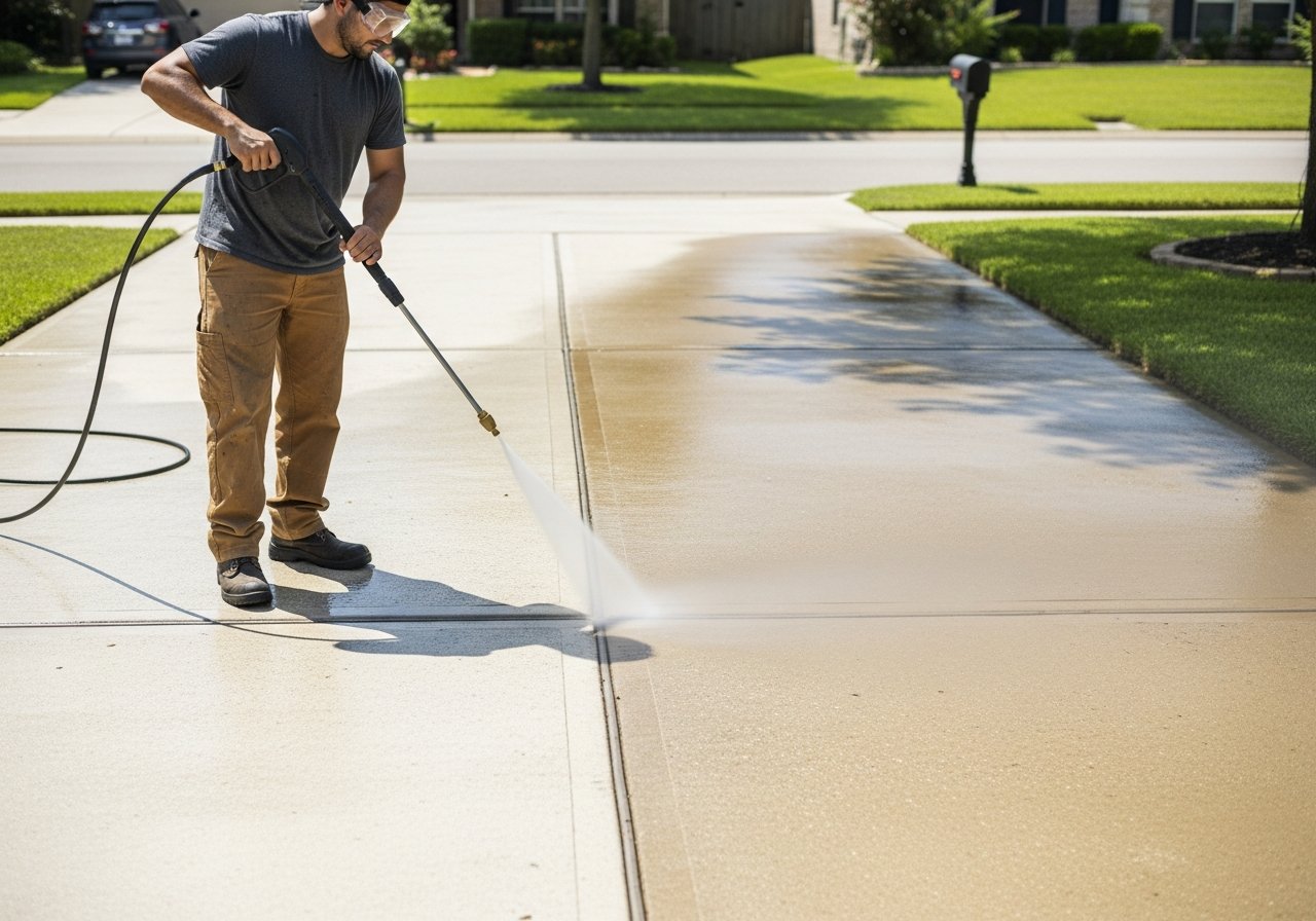 Pressure Washing in Houston